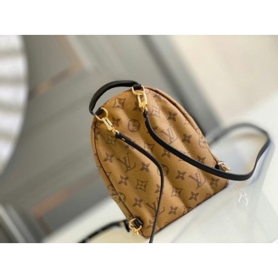 Replica Louis Vuitton Palm Springs Mini Backpack Monogram Reverse M44872