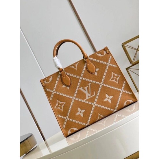 Fake Louis Vuitton Onthego MM Bag Monogram Empreinte M46015 Replica
