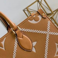 Fake Louis Vuitton Onthego MM Bag Monogram Empreinte M46015 Replica