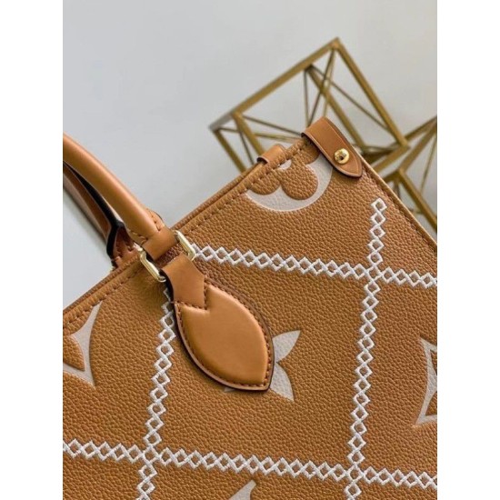 Fake Louis Vuitton Onthego MM Bag Monogram Empreinte M46015 Replica