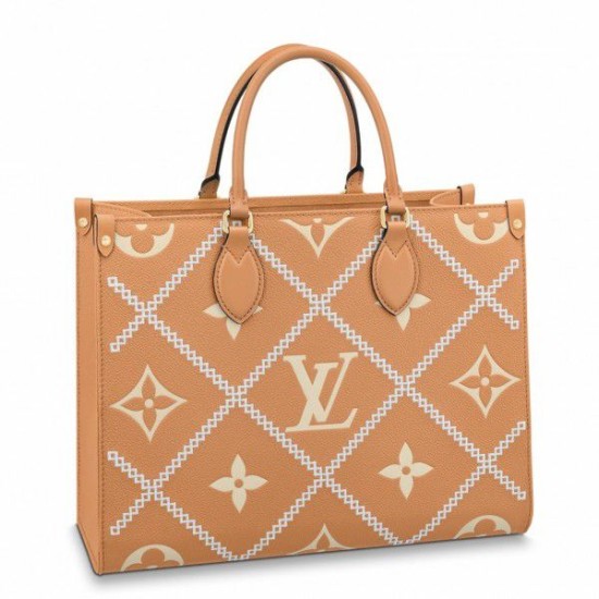 Fake Louis Vuitton Onthego MM Bag Monogram Empreinte M46015 Replica