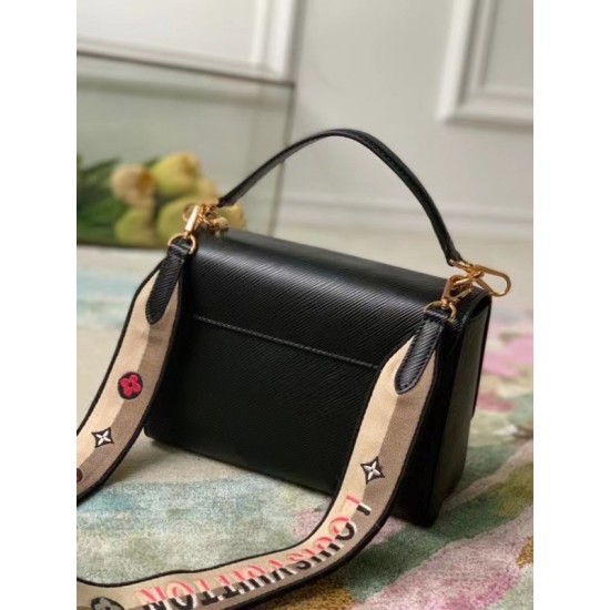 Replica Louis Vuitton Twist MM Bag with Jacquard Strap M57505
