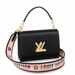 Replica Louis Vuitton Twist MM Bag with Jacquard Strap M57505