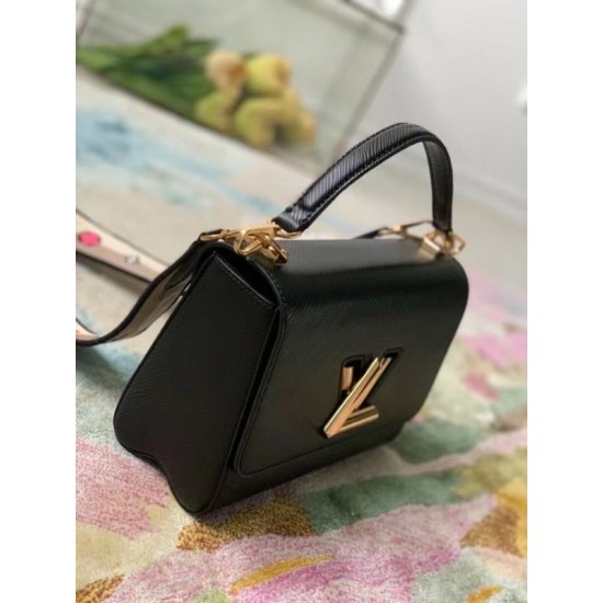 Replica Louis Vuitton Twist MM Bag with Jacquard Strap M57505