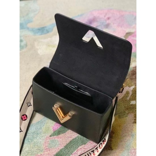 Replica Louis Vuitton Twist MM Bag with Jacquard Strap M57505