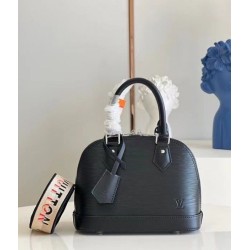 Replica Louis Vuitton Epi Alma BB Bag With Jacquard Strap M59217