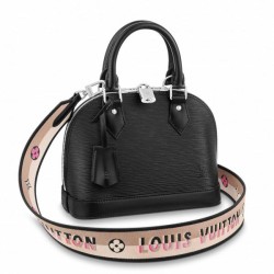 Replica Louis Vuitton Epi Alma BB Bag With Jacquard Strap M59217