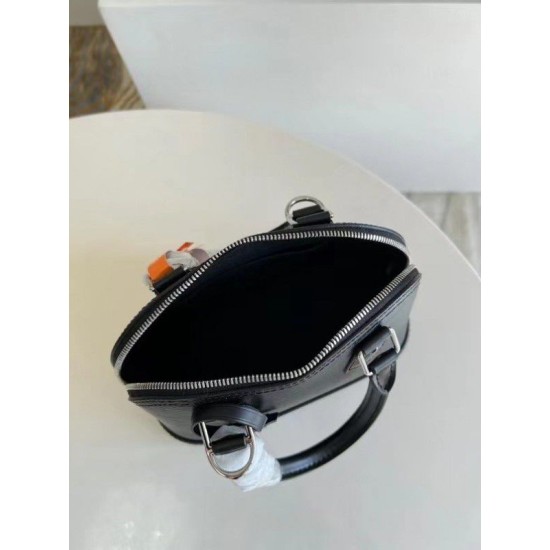 Replica Louis Vuitton Epi Alma BB Bag With Jacquard Strap M59217