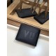 Fake Louis Vuitton Multiple Wallet Dark Infinity Leather M63235 Replica