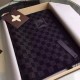 Replica Louis Vuitton Petit Damier Graphite Scarf NM M74200