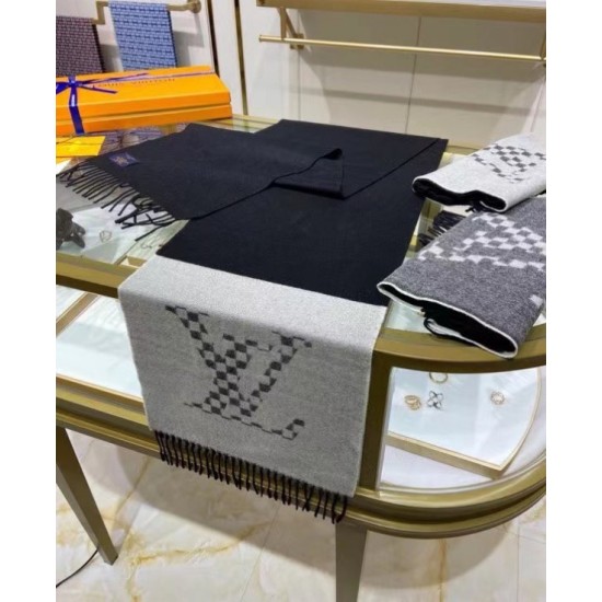 Replica Louis Vuitton Damier Archives Jhelam Scarf M77037