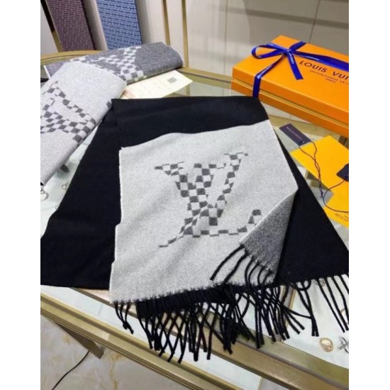 Replica Louis Vuitton Damier Archives Jhelam Scarf M77037