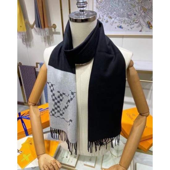 Replica Louis Vuitton Damier Archives Jhelam Scarf M77037