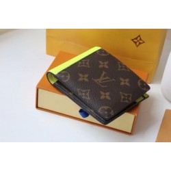 Replica Louis Vuitton Multiple Wallet Monogram Macassar Canvas M80781