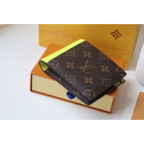 Replica Louis Vuitton Multiple Wallet Monogram Macassar Canvas M80781