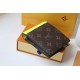 Replica Louis Vuitton Multiple Wallet Monogram Macassar Canvas M80781