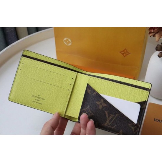 Replica Louis Vuitton Multiple Wallet Monogram Macassar Canvas M80781