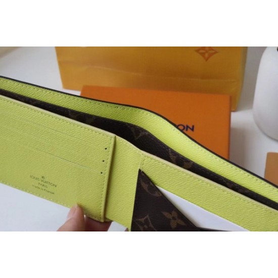 Replica Louis Vuitton Multiple Wallet Monogram Macassar Canvas M80781