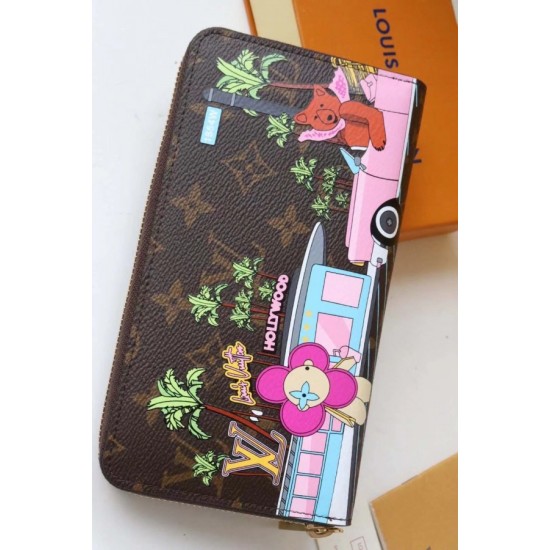 Fake Louis Vuitton Zippy Wallet Monogram Vivienne M80857 Replica