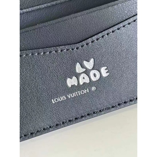 Fake Louis Vuitton Slender Wallet Monogram Denim Leather M81020 Replica
