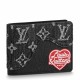 Fake Louis Vuitton Slender Wallet Monogram Denim Leather M81020 Replica