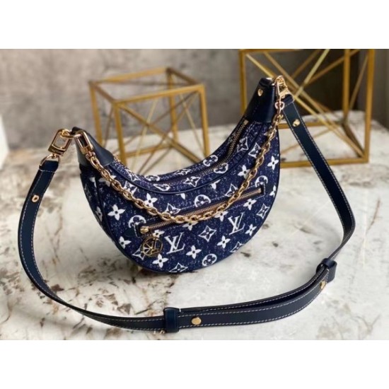 Replica Louis Vuitton Loop Bag In Monogram Denim M81166