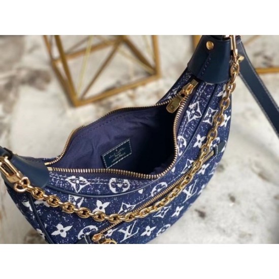 Replica Louis Vuitton Loop Bag In Monogram Denim M81166