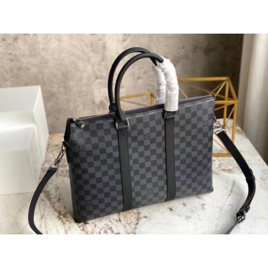 Fake Louis Vuitton Anton Briefcase Damier Graphite N40024 Replica