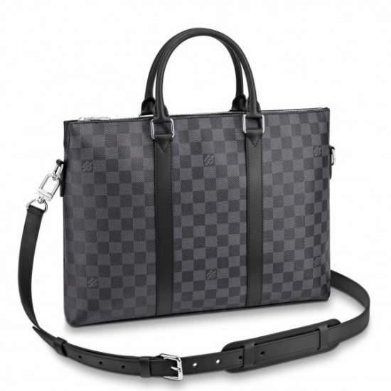 Fake Louis Vuitton Anton Briefcase Damier Graphite N40024 Replica