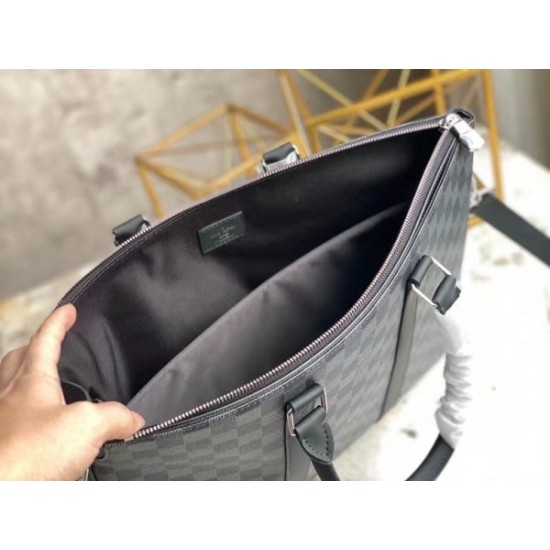 Fake Louis Vuitton Anton Briefcase Damier Graphite N40024 Replica