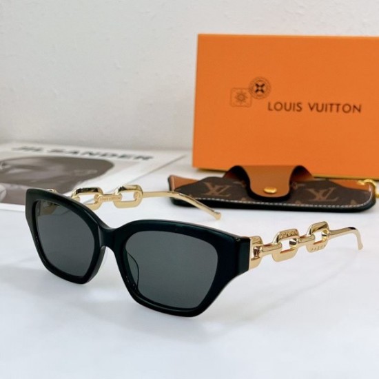 Fake Louis Vuitton Black LV Edge Sunglasses Z1473E Replica