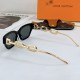 Fake Louis Vuitton Black LV Edge Sunglasses Z1473E Replica