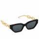 Fake Louis Vuitton Black LV Edge Sunglasses Z1473E Replica