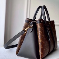 Replica Louis Vuitton Soufflot MM Monogram Canvas M44817 Black