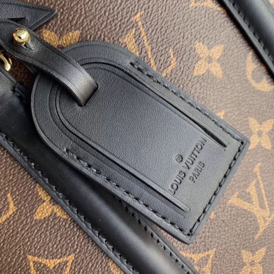 Fake Louis Vuitton Soufflot MM Monogram Canvas M44817 Black Replica Replica Louis Vuitton Soufflot MM Monogram Canvas M44817 Black