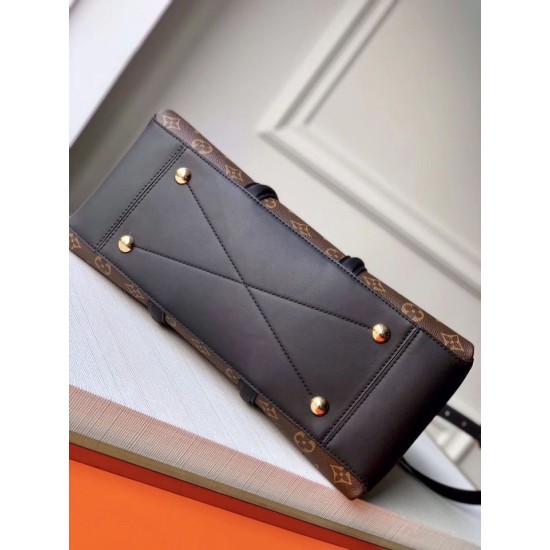 Fake Louis Vuitton Soufflot MM Monogram Canvas M44817 Black Replica Replica Louis Vuitton Soufflot MM Monogram Canvas M44817 Black