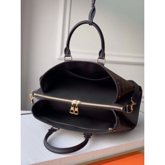 Fake Louis Vuitton Soufflot MM Monogram Canvas M44817 Black Replica Replica Louis Vuitton Soufflot MM Monogram Canvas M44817 Black