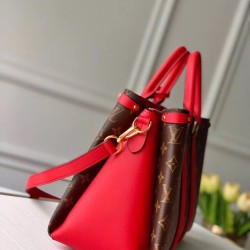 Replica Louis Vuitton Soufflot MM Monogram Canvas M44817 Red
