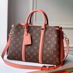 Replica Louis Vuitton Soufflot MM Monogram Canvas M44817 Pink