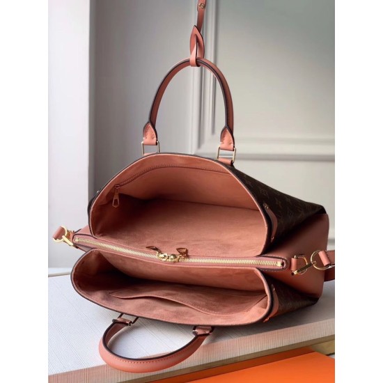 Replica Louis Vuitton Soufflot MM Monogram Canvas M44817 Pink