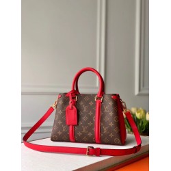 Replica Louis Vuitton Soufflot BB Monogram Canvas M44818 Red