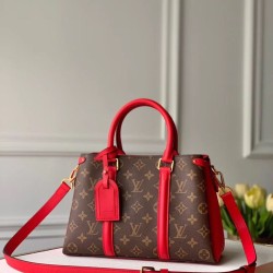 Replica Louis Vuitton Soufflot BB Monogram Canvas M44818 Red