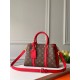 Replica Louis Vuitton Soufflot BB Monogram Canvas M44818 Red
