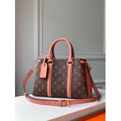 Replica Louis Vuitton Soufflot BB Monogram Canvas M44818 Pink