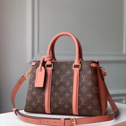 Replica Louis Vuitton Soufflot BB Monogram Canvas M44818 Pink
