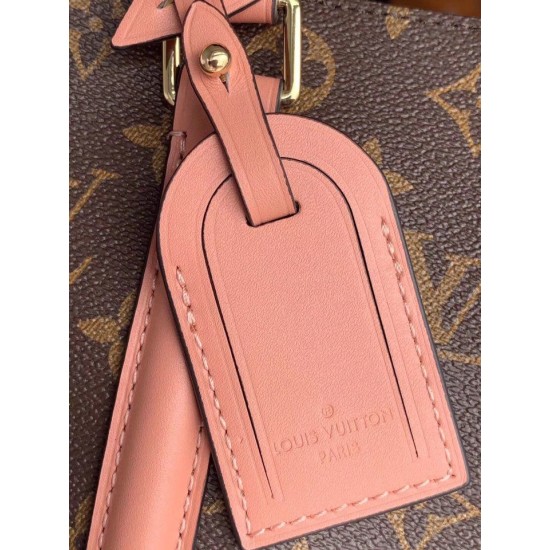 Replica Louis Vuitton Soufflot BB Monogram Canvas M44818 Pink