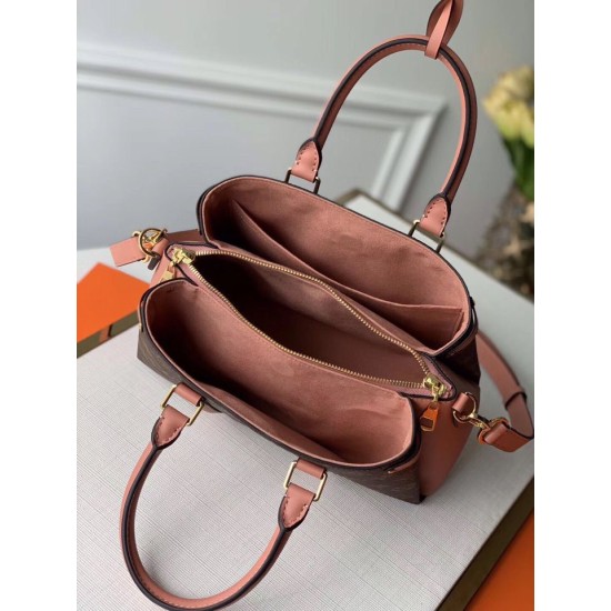 Replica Louis Vuitton Soufflot BB Monogram Canvas M44818 Pink