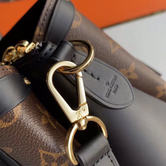 Replica Louis Vuitton Soufflot BB Monogram Canvas M44898 Black