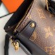 Replica Louis Vuitton Soufflot BB Monogram Canvas M44898 Black