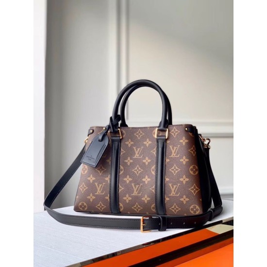 Replica Louis Vuitton Soufflot BB Monogram Canvas M44898 Black